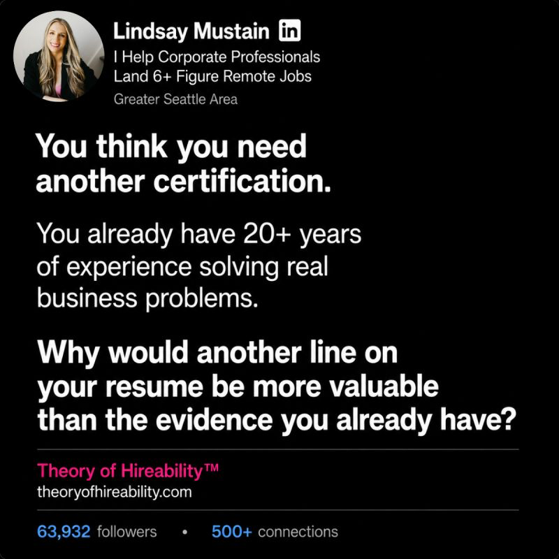 Certifications Don't Fix a Hiring Problem. They Fix a Knowledge Gap.