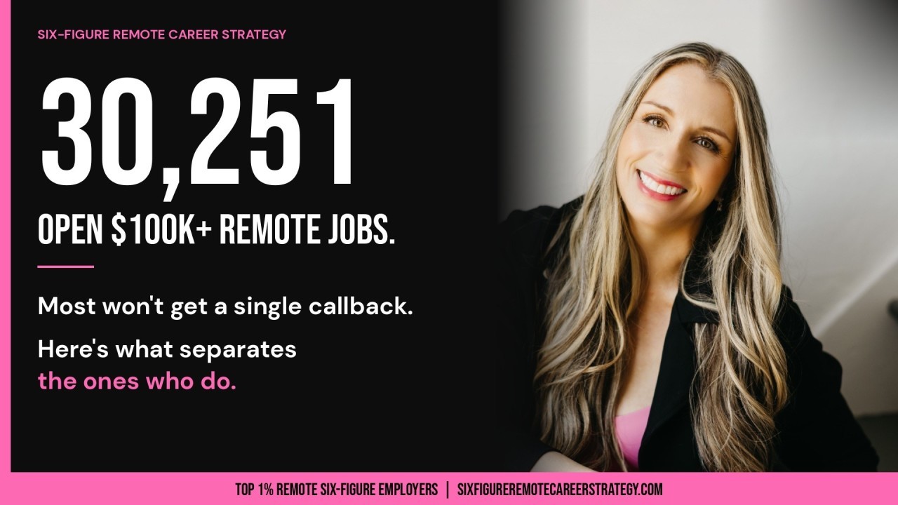 30,251 Open Six-Figure Remote Jobs on LinkedIn. Most Applicants Will Never Hear Back.