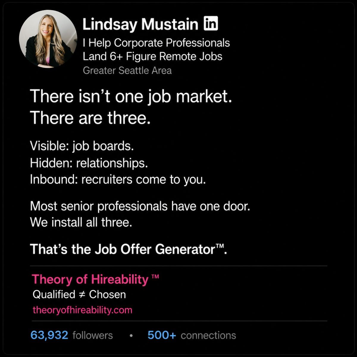 350 Applications in 6 Months. 3 Responses. The Door You're Standing at Is What's Broken.