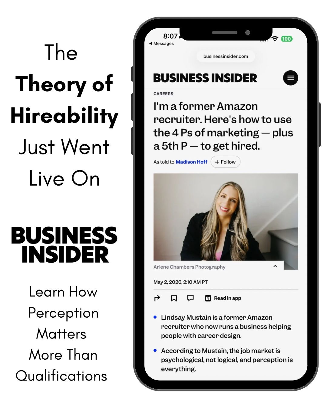 Business Insider Published My Framework Today. The Job Market Isn't Broken.