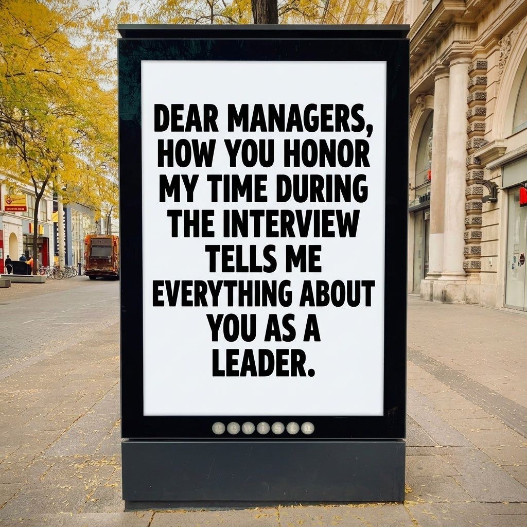 How You Treat Me During the Interview Tells Me Everything About Your Company