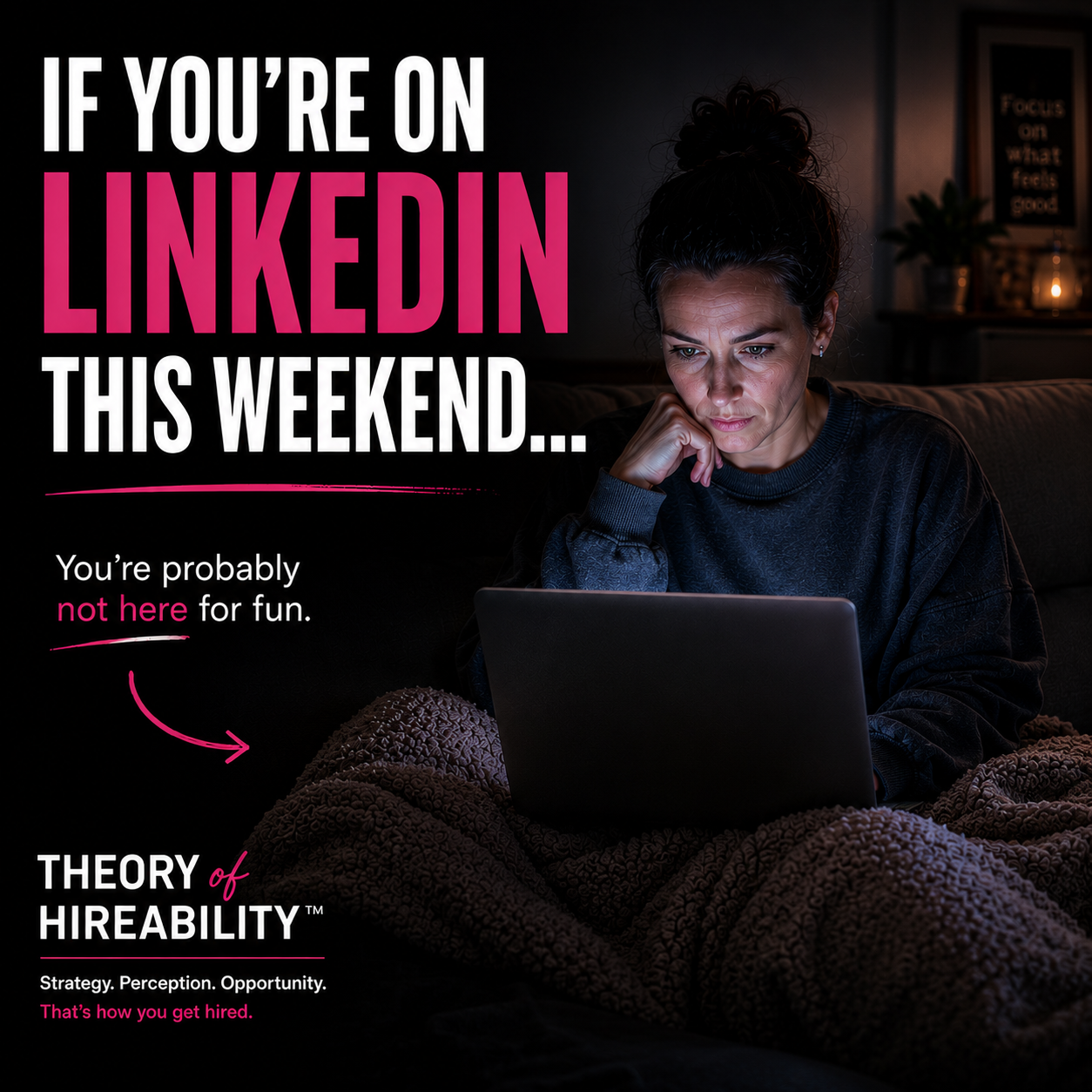 If You Are Lurking On LinkedIn On A Saturday, I See You
