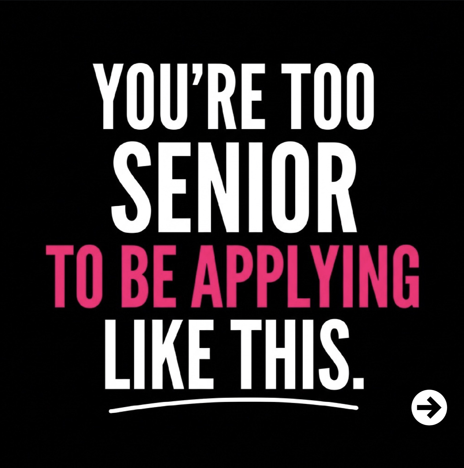 You're Too Senior to Be Applying Like This. Senior Professionals Lose Remote Roles to a Positioning Gap, Not a Talent Gap.