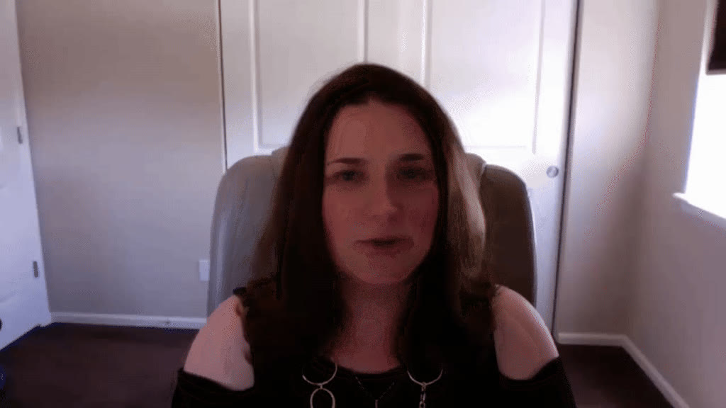 Jennifer on a call with Lindsay Mustain